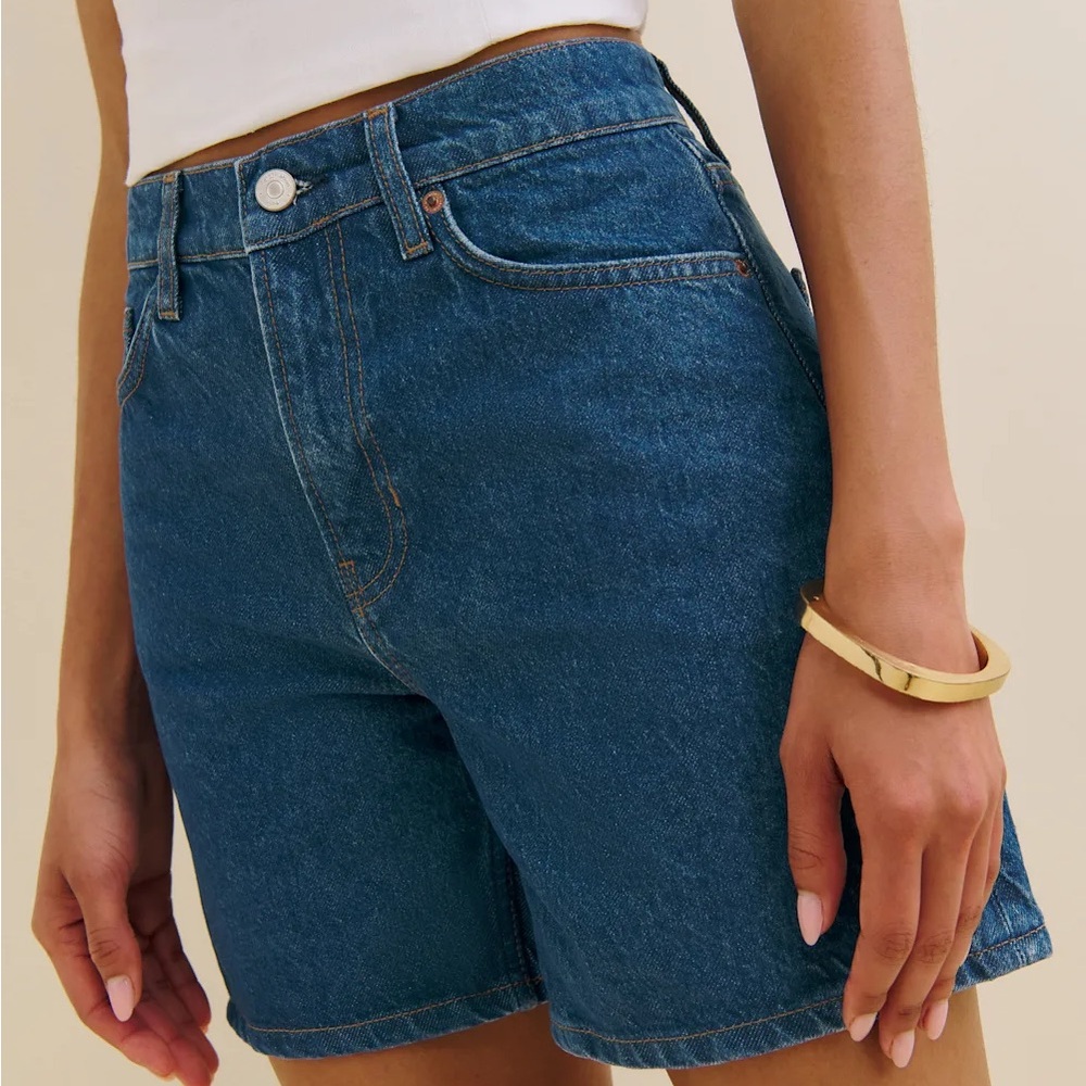 Raye Mid Rise 6” Relaxed Jean Shorts